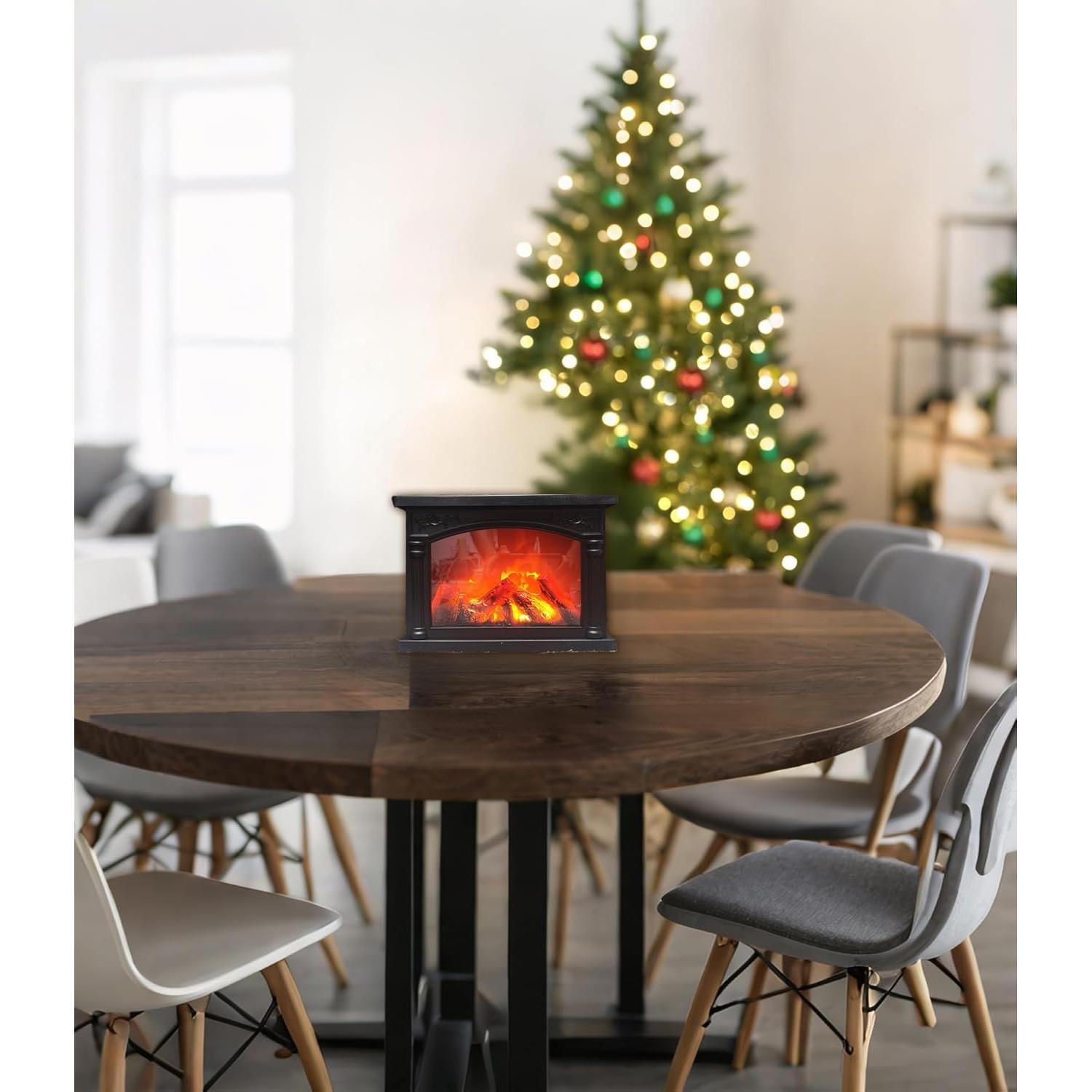 Linterna de Chimenea Sin Llama HvgeoQo - Doble Alimentación USB/Batería