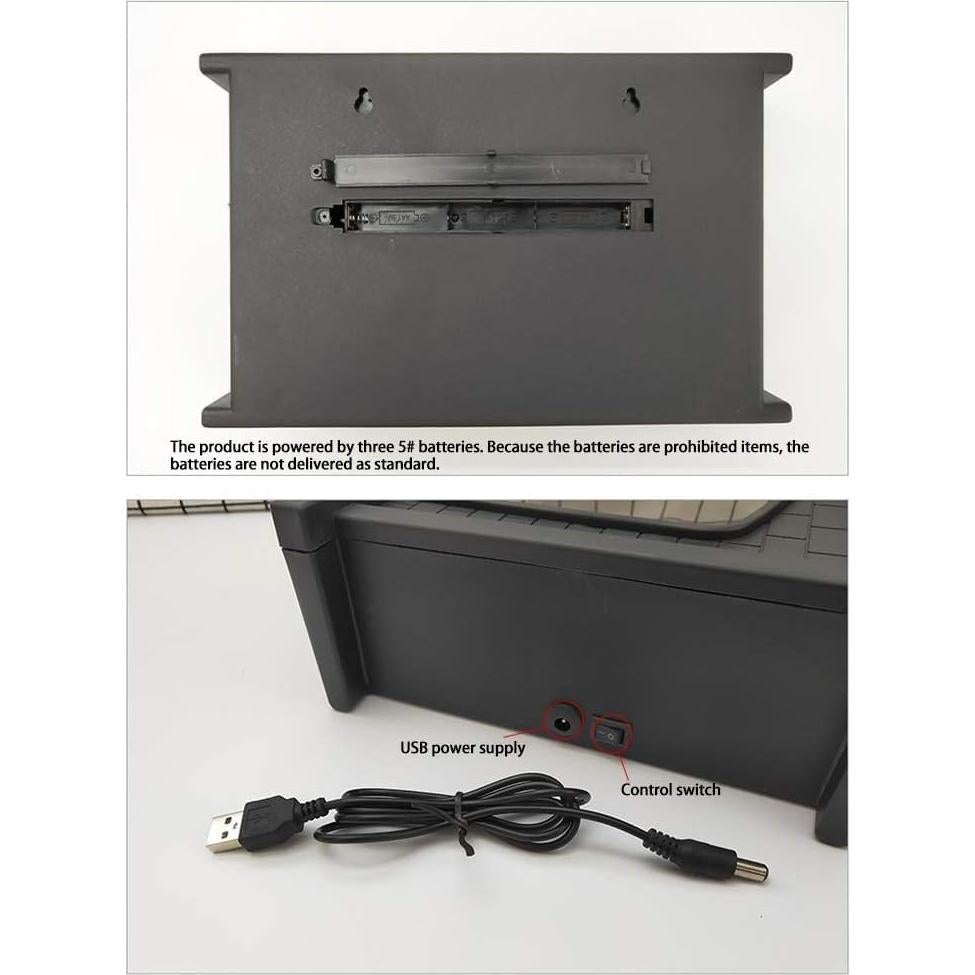 Linterna de Chimenea Sin Llama HvgeoQo - Doble Alimentación USB/Batería