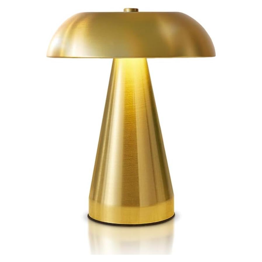 Lámpara de Mesa LED Inalámbrica Leroxo Dorada 3 Colores