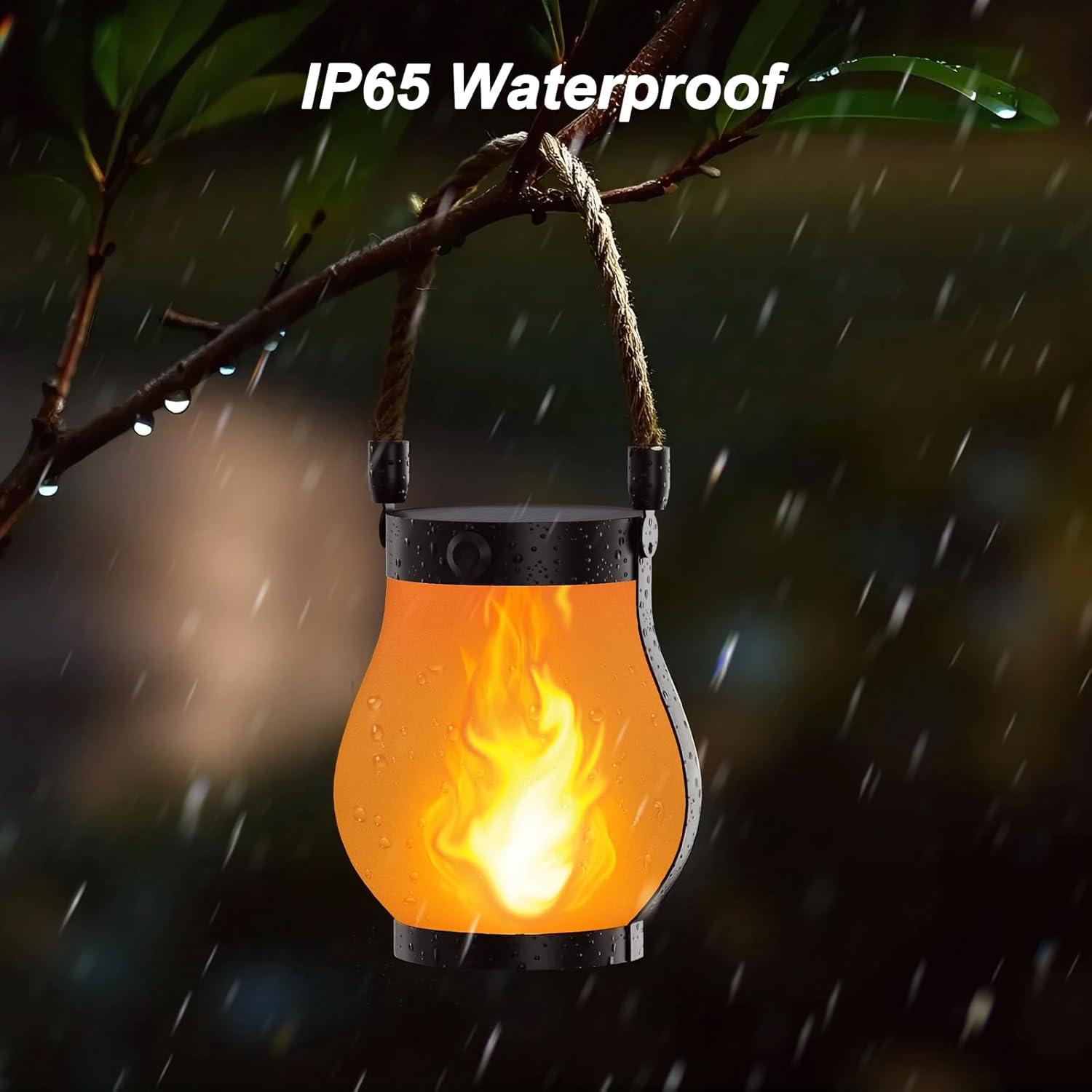 Linterna Solar Hompavo HPSL-USAS1 2 en 1 Impermeable 12cm