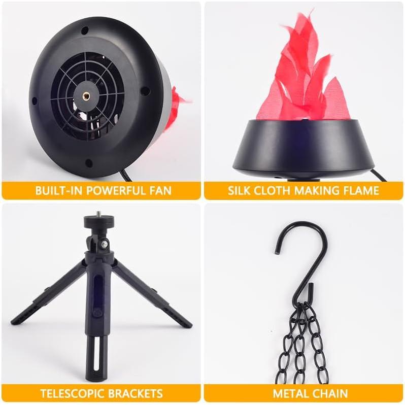 Luz LED Efecto Llama Falsa 3D Snatlly para Decoración