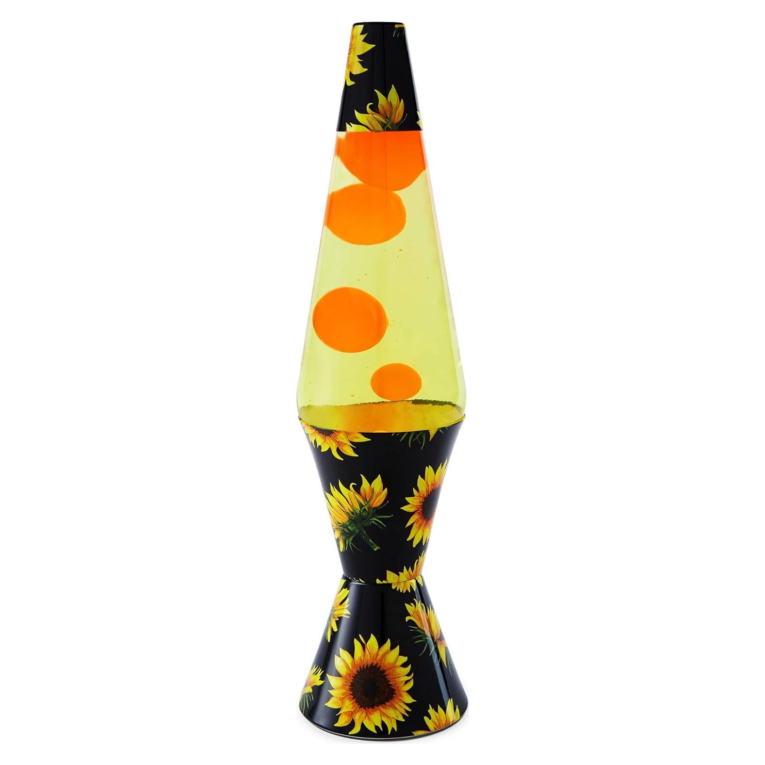 Lámpara de Lava Spencer Gifts 43 cm Girasoles Amarilla