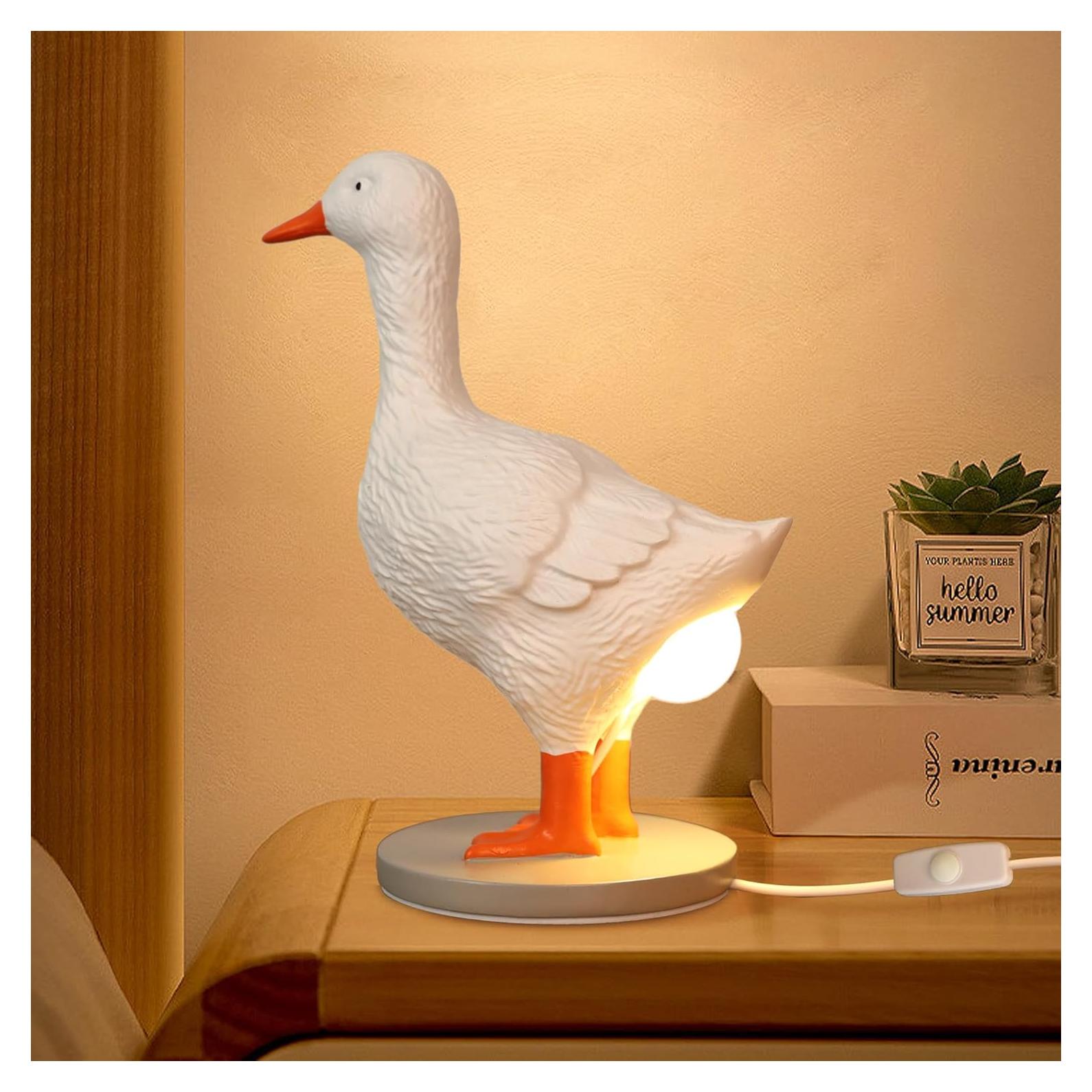 Lámpara de Huevo de Pato Ammonite 20.5x14.5cm Luz LED USB