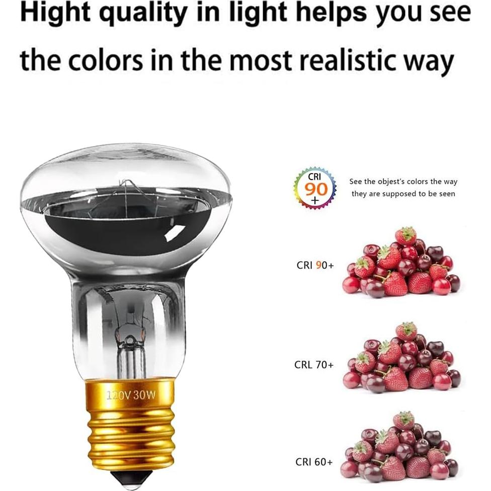 Bombilla de Lava R39 E17 30W Jacqings Calor 300°C