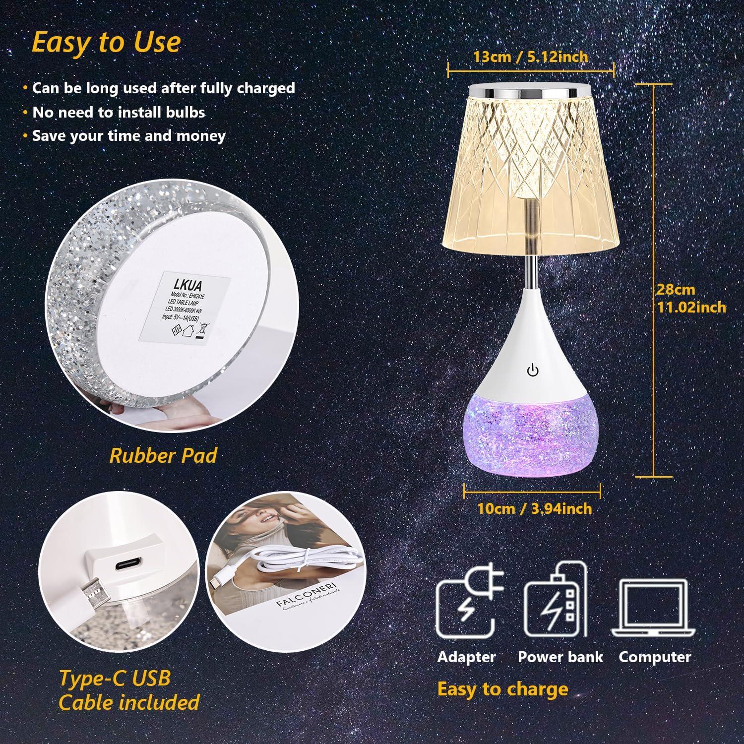 Luz Nocturna LED LKUA K-0031 Cambio de Color 27.94cm