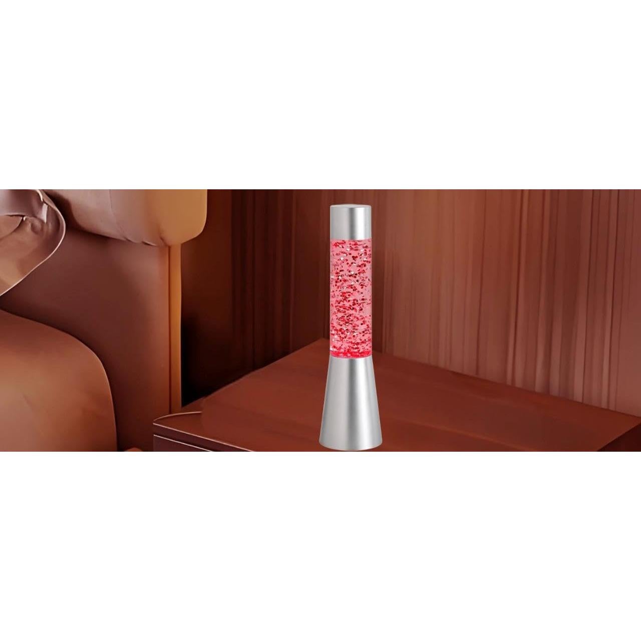 Lámpara de Brillo LED RGB Lightahead 34cm con Base Plateada