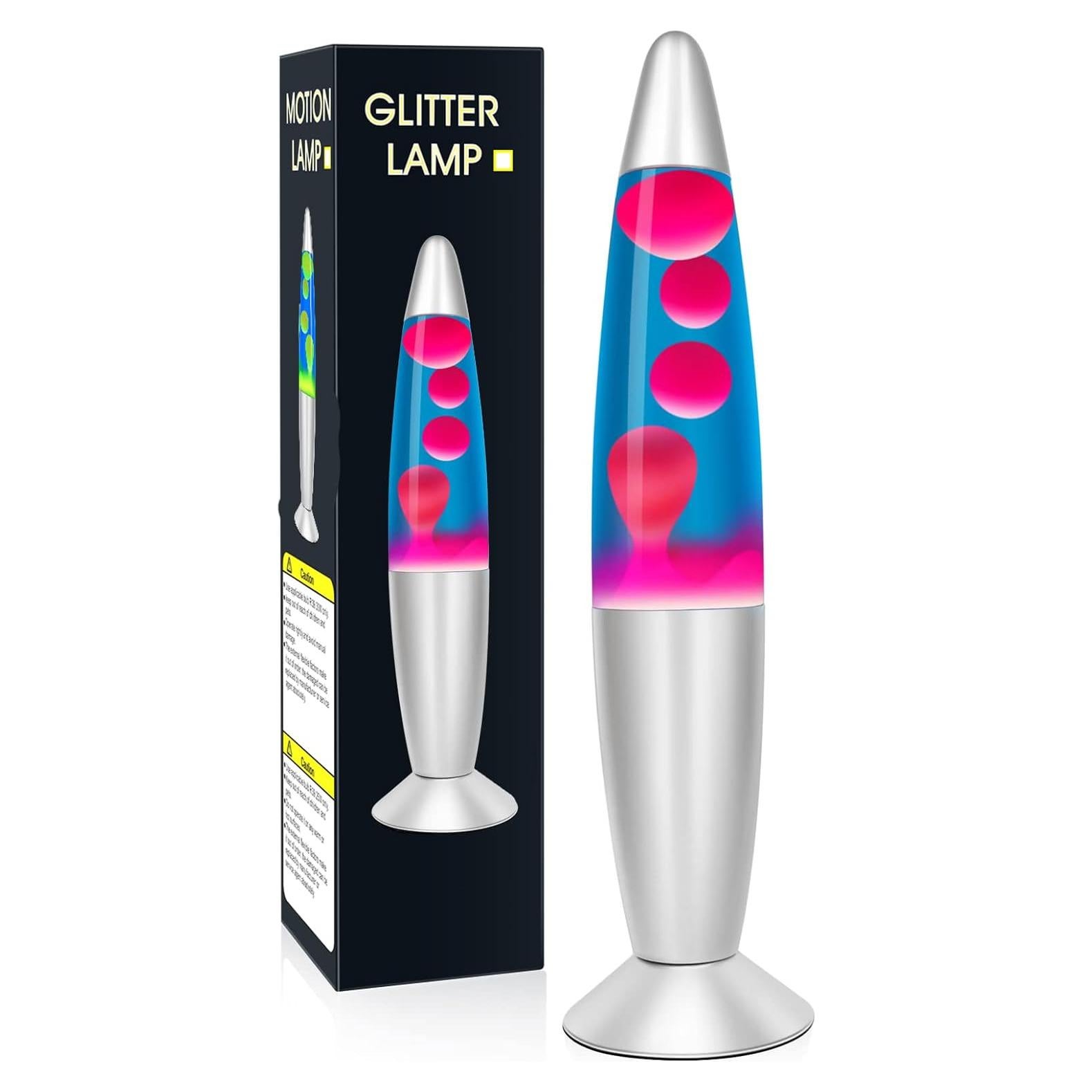 Lámpara de Mesa Lazzgan 35.6 cm Cera Líquido Rojo