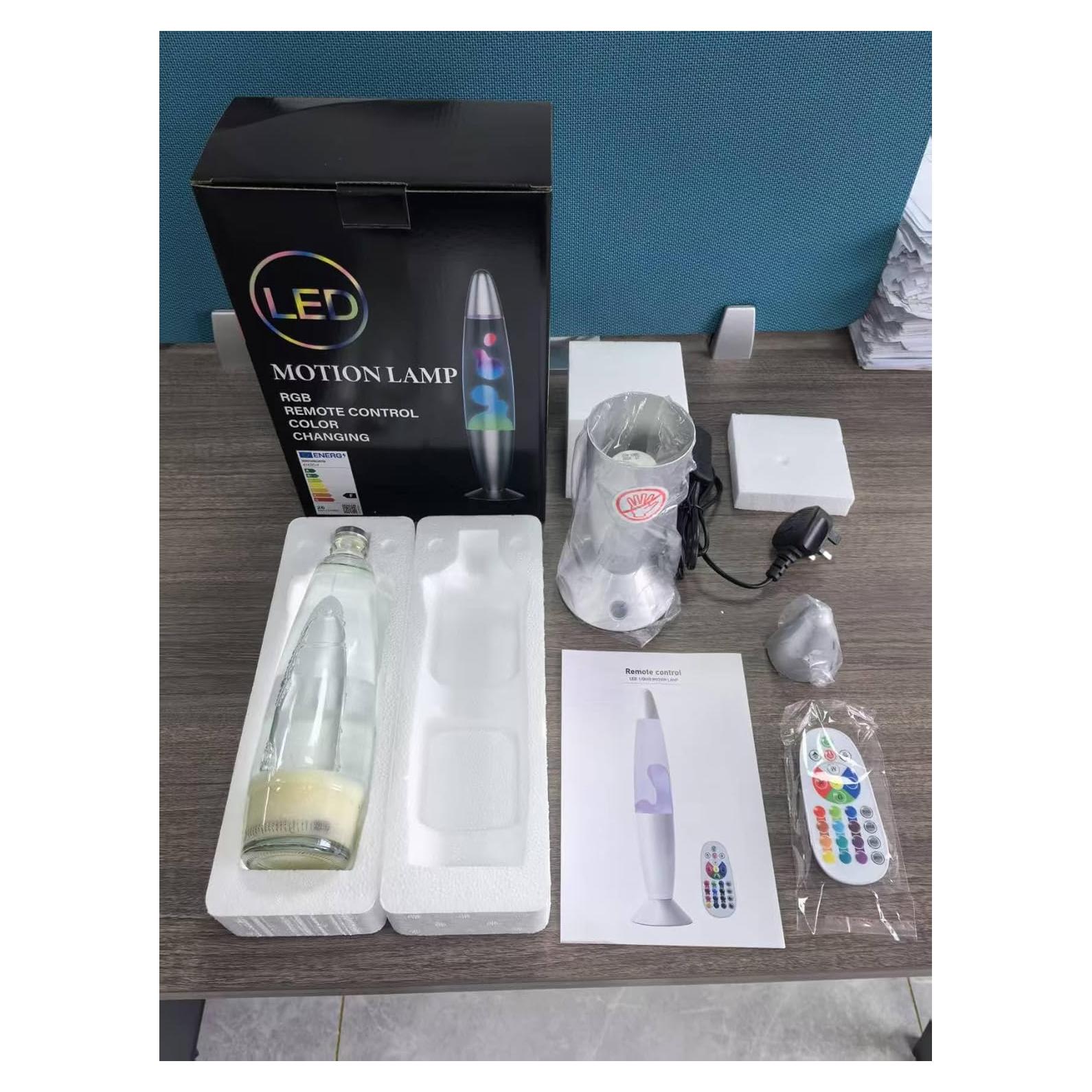 Lámpara de Movimiento de Magma LED PINYI 34 cm Plata 17 Colores