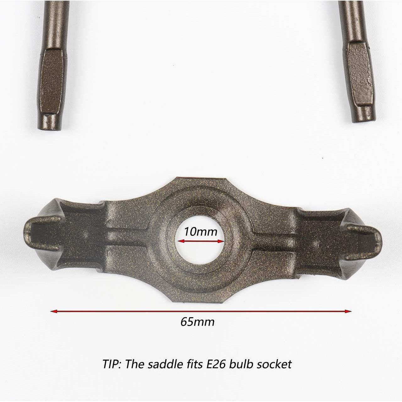 Soporte de Pantalla de Lámpara Bieye SS016 Bronce 17.78 cm