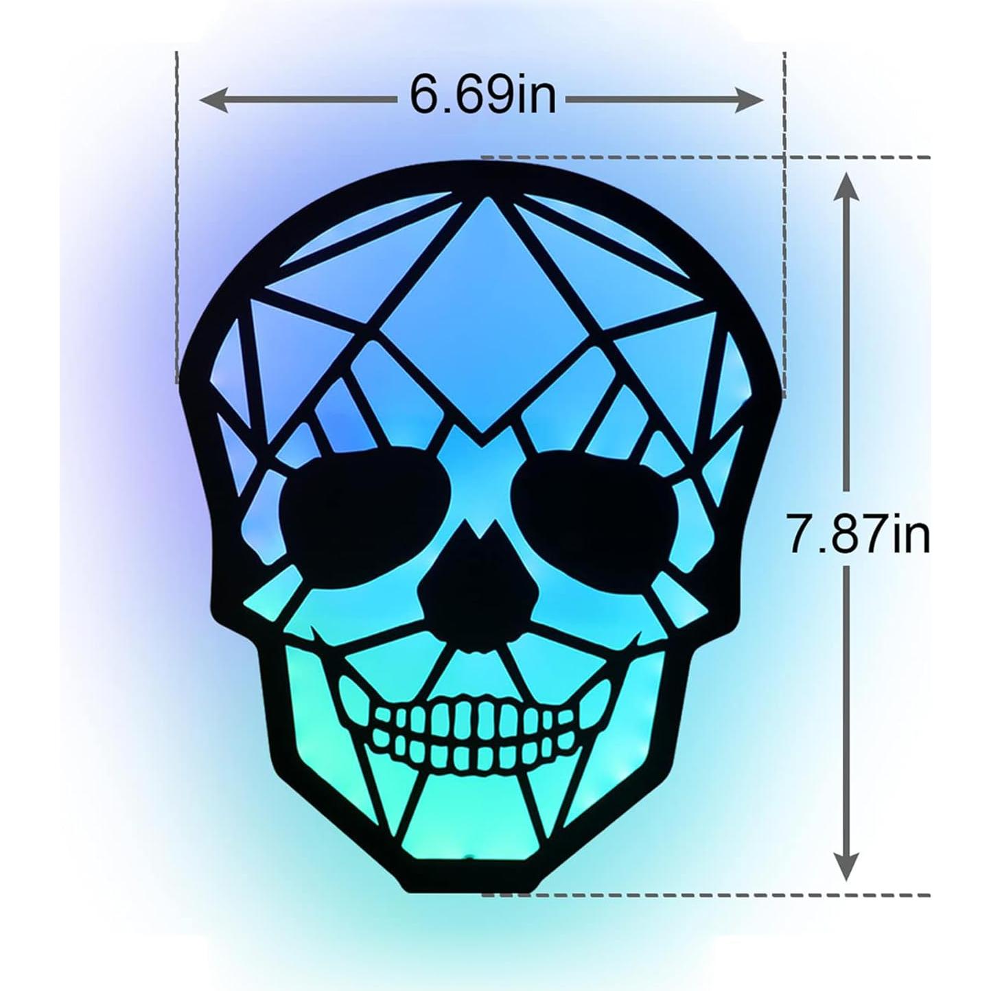 Aplique de Pared RGB Modxian Calavera Recargable 4000mAh