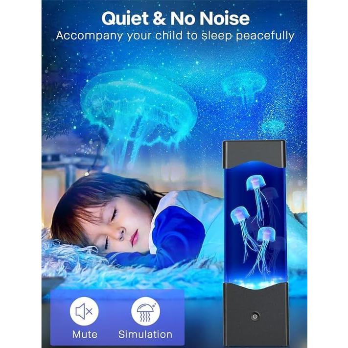 Lámpara de Medusa Gusweet LED 7 Colores Luz Nocturna