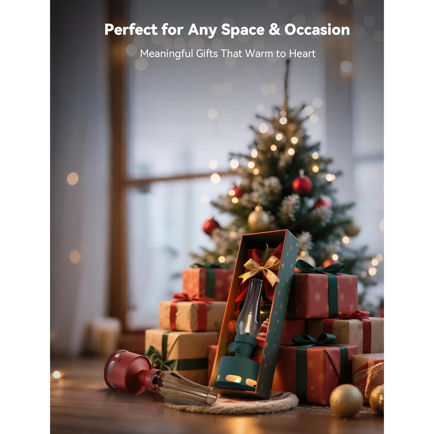 Lámpara de Mesa Recargable Tubicen Verde 10 Niveles T140004