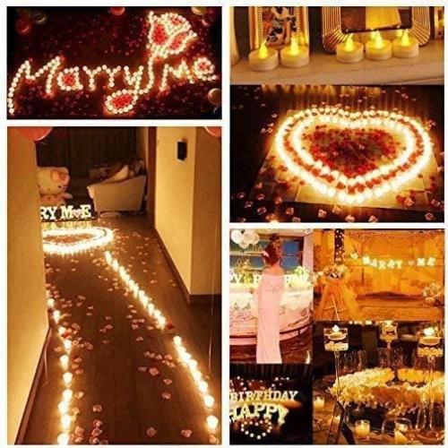 Velas LED Sin Llama PILLOBOX 24 Pack Blanco Cálido Decorativas