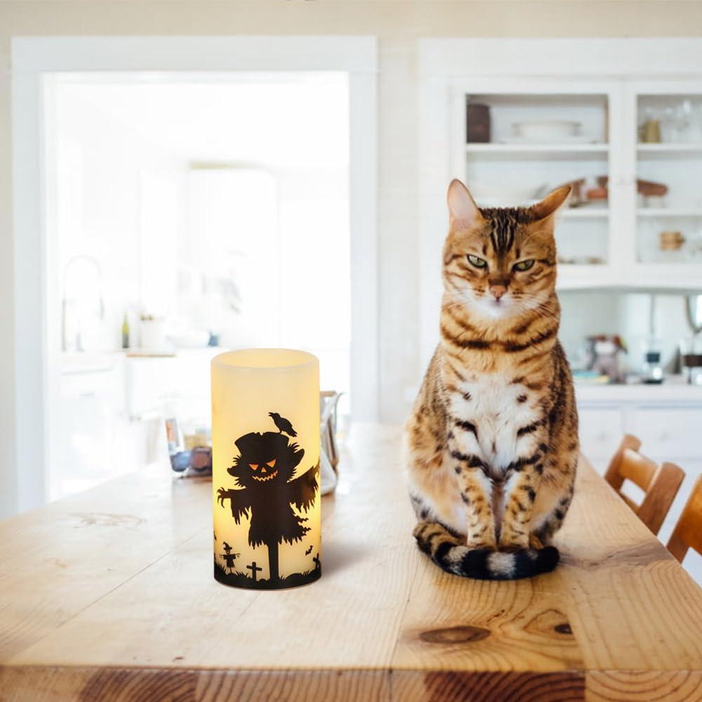 Velas LED Sin Llama DRomance Halloween con Control Remoto 15.2 cm