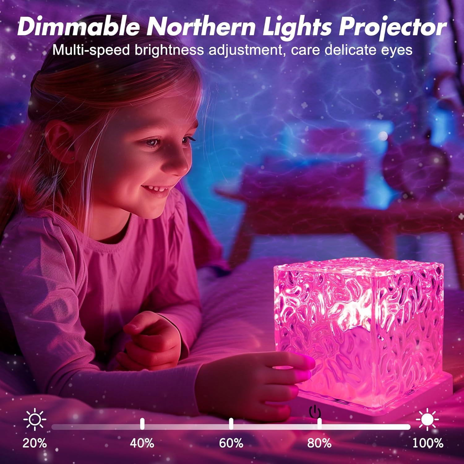 Paquete de 2 luces de ducha recargables Bgmonster 16 colores