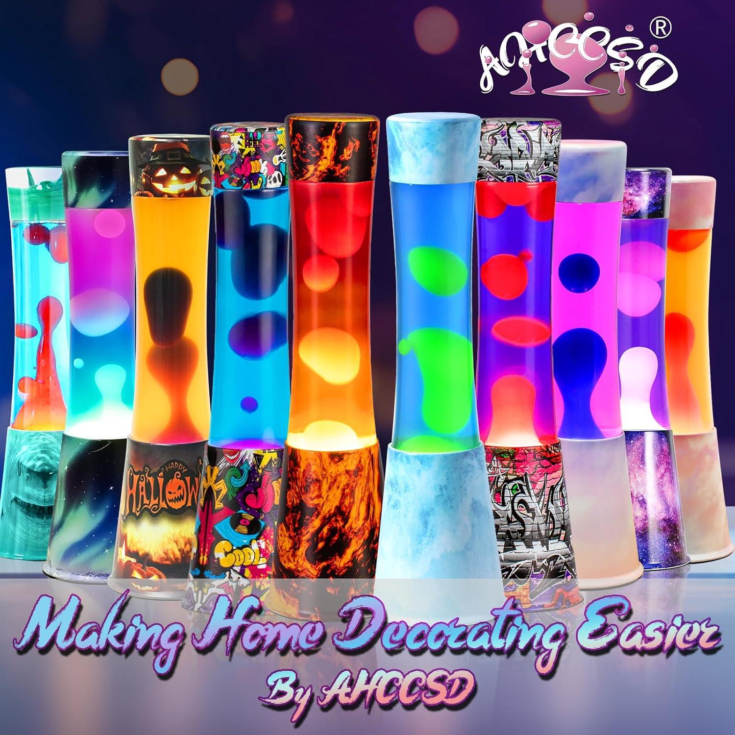 Lámpara de Magma Halloween AHCCSD 40 cm Luz Líquida Roja