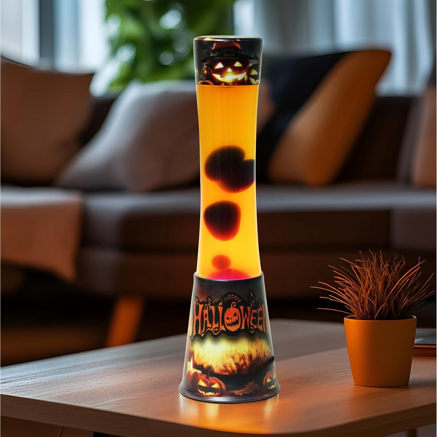 Lámpara de Magma Halloween AHCCSD 40 cm Luz Líquida Roja