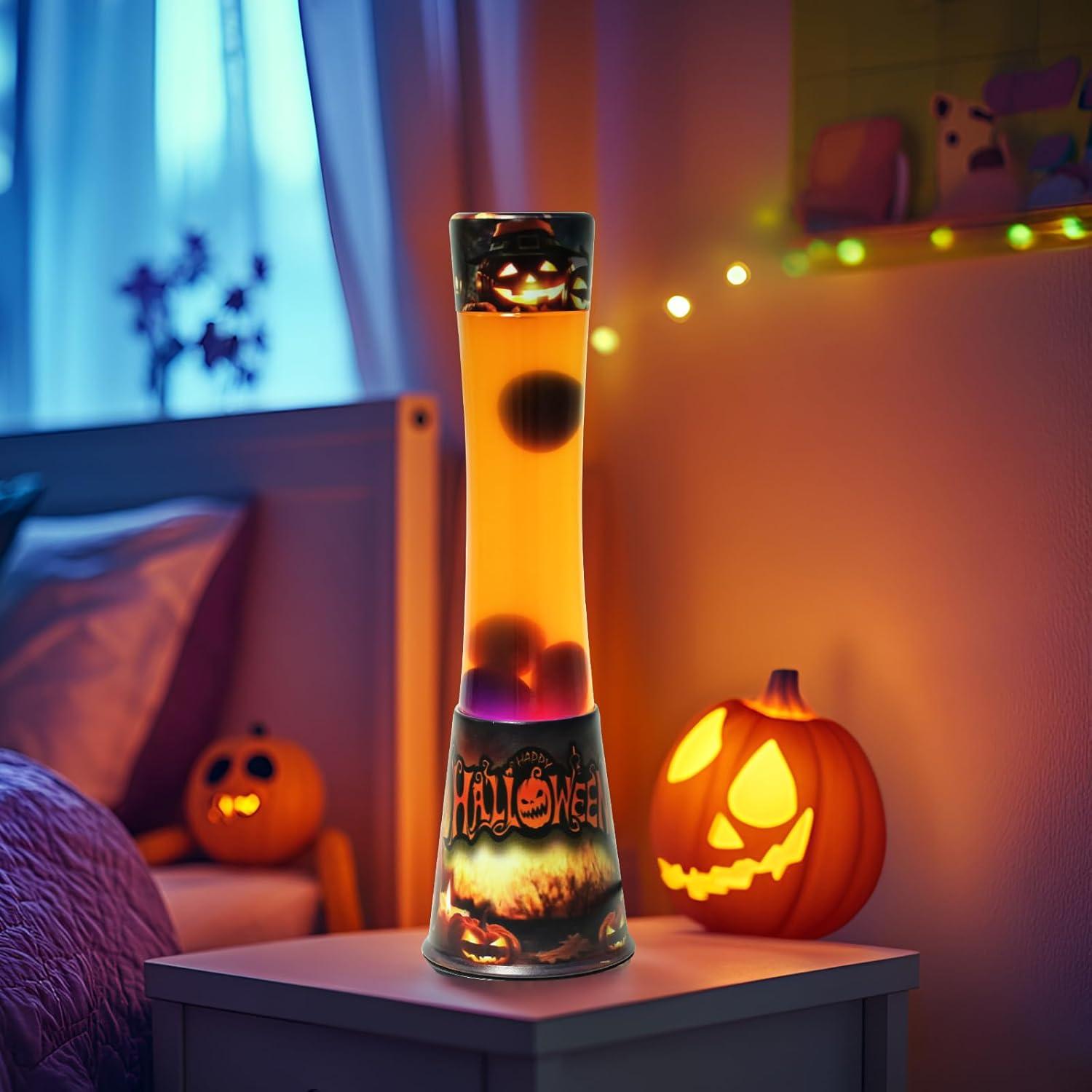 Lámpara de Magma Halloween AHCCSD 40 cm Luz Líquida Roja