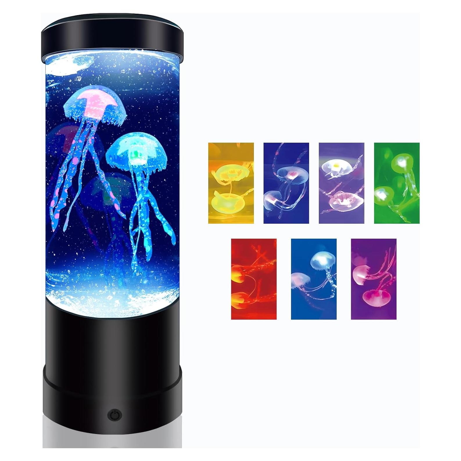 Lámpara de Medusa WTROESE LED 7 Colores Luz Nocturna