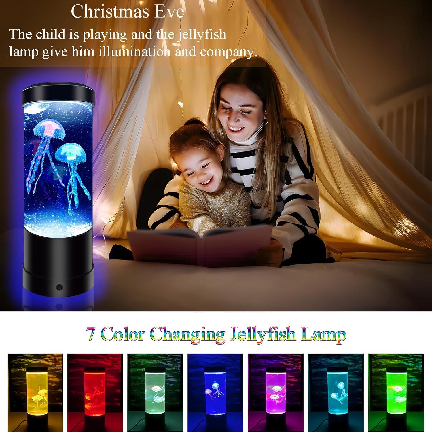 Lámpara de Medusa WTROESE LED 7 Colores Luz Nocturna