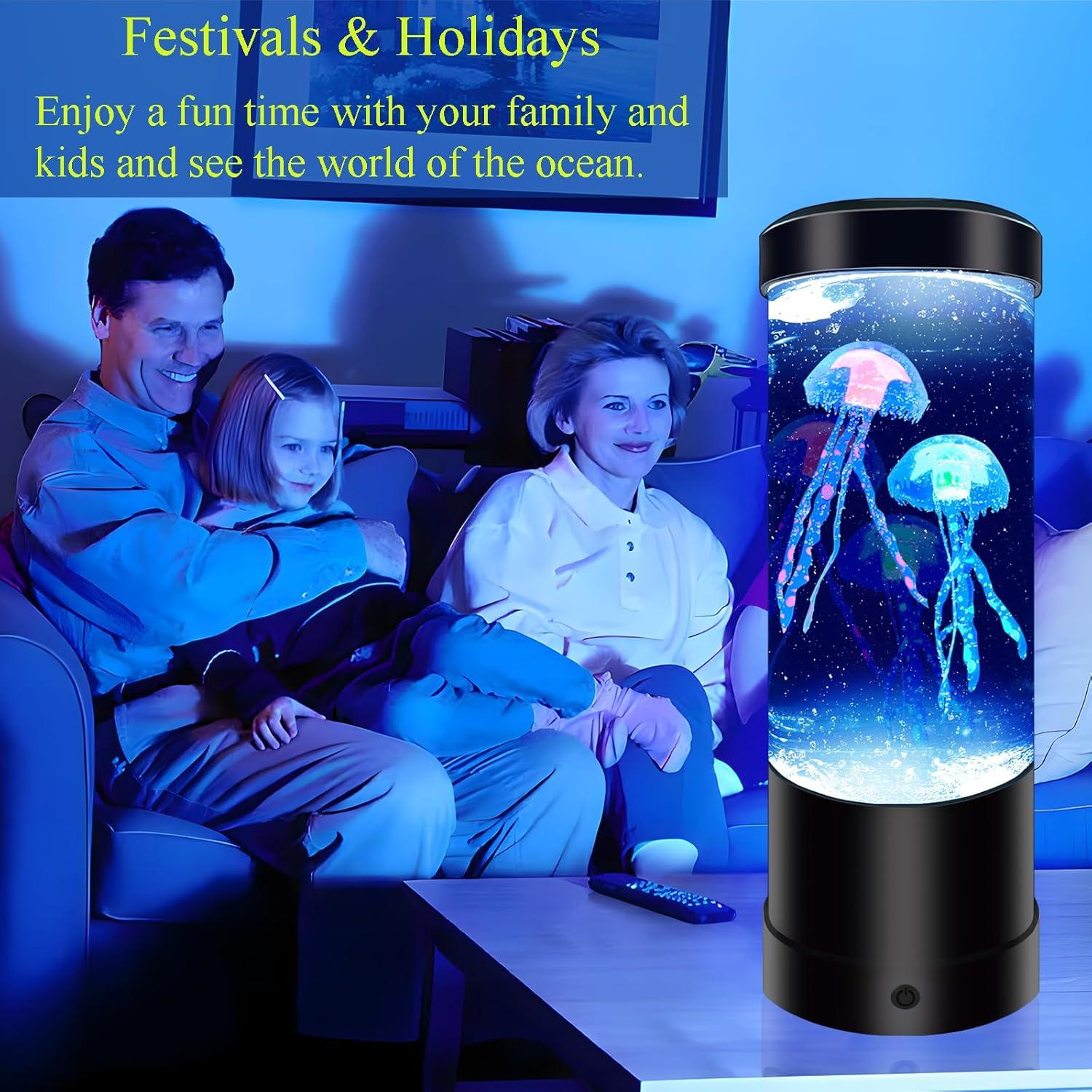 Lámpara de Medusa WTROESE LED 7 Colores Luz Nocturna