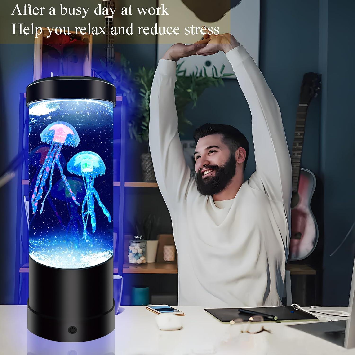 Lámpara de Medusa WTROESE LED 7 Colores Luz Nocturna