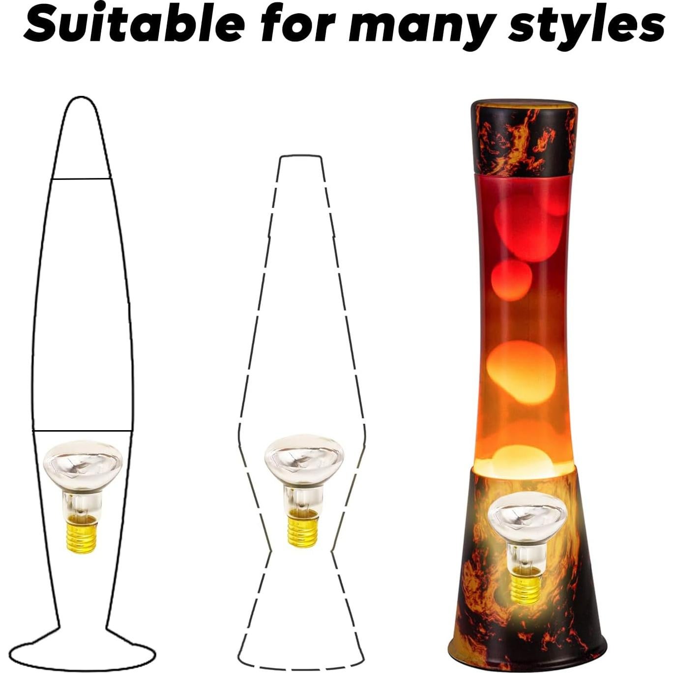 Bombillas de Reemplazo E17 R39 30W AHCCSD - Paquete de 2