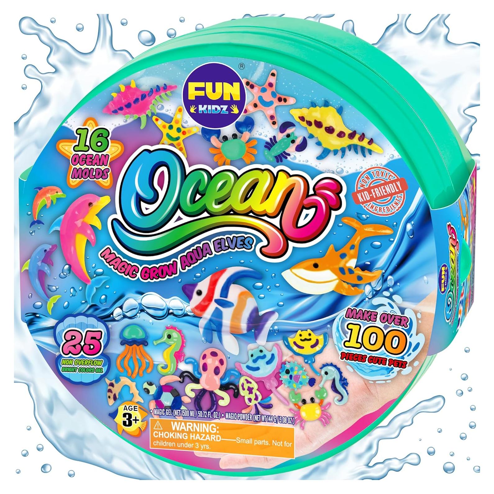 Kit de Manualidades Acuáticas Aqua Squishy FunKidz 25 Colores