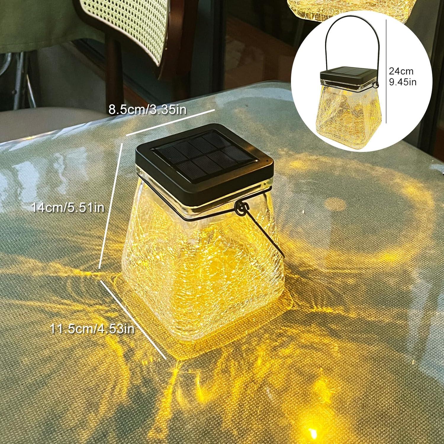 Linterna Solar Colgante Megfiehun RGB Impermeable 24.4cm