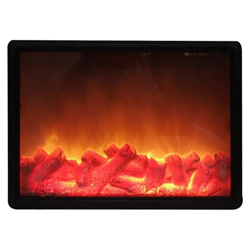 Lámpara LED de Chimenea Aqur2020 con Efecto Llama - 30x21x7.8cm