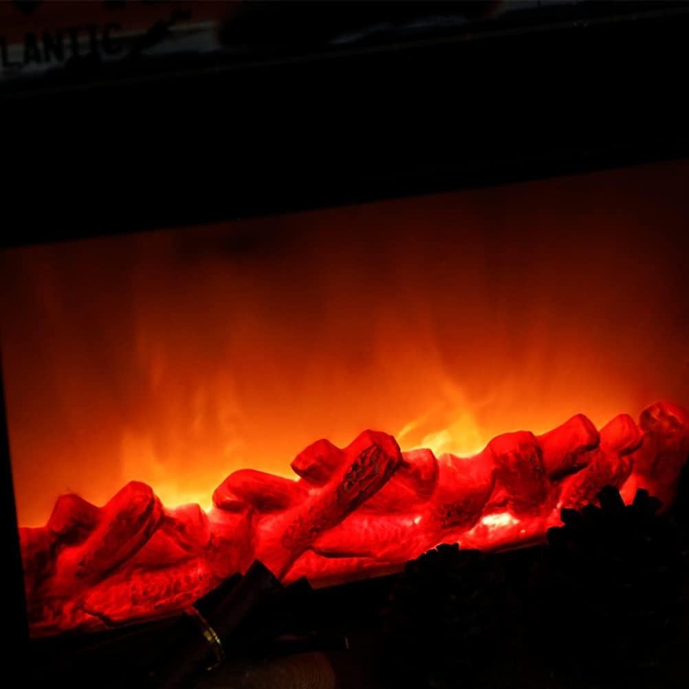 Lámpara LED de Chimenea Aqur2020 con Efecto Llama - 30x21x7.8cm