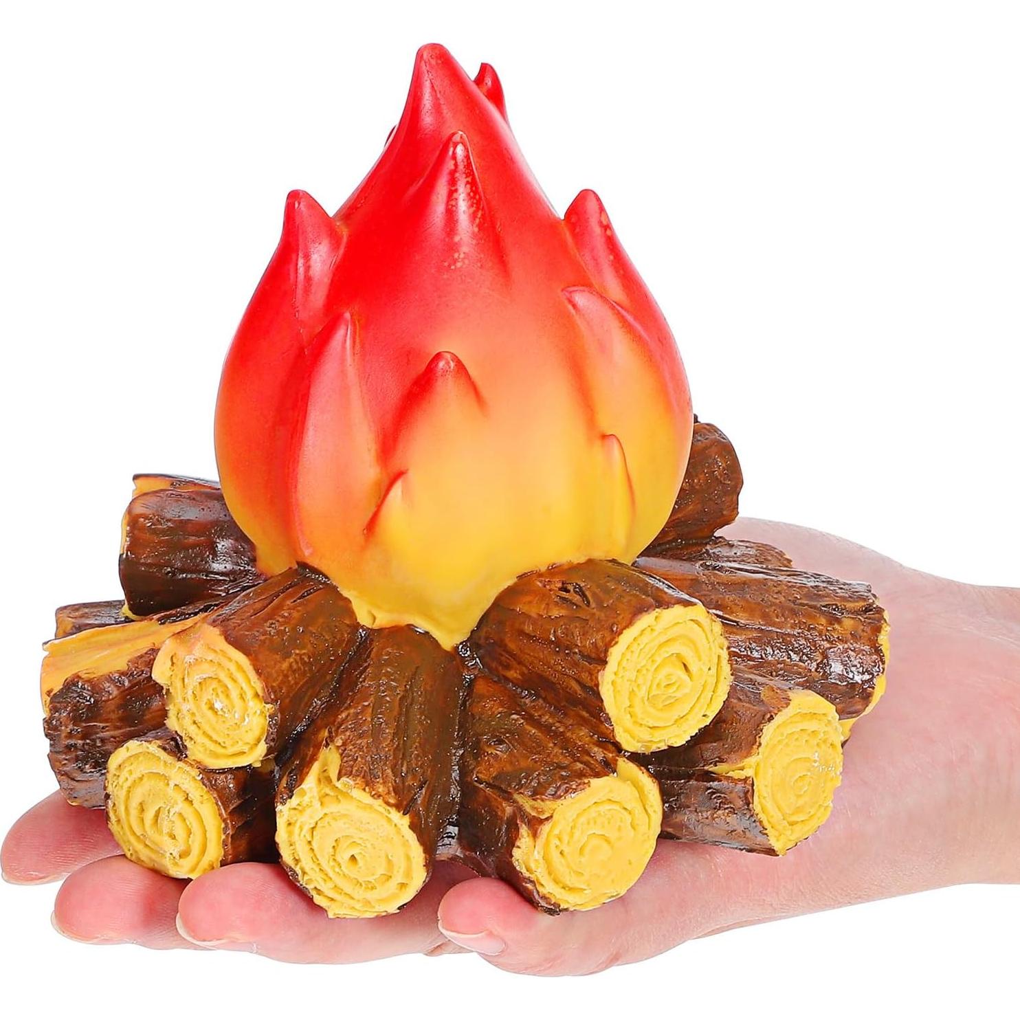 Lámpara LED Falsa de Campfire AABOOFAN 12.45x12.29cm Efecto Llama