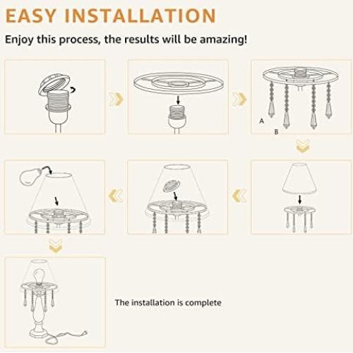 Juego de 2 Lámparas de Mesa de Cristal Moooni Regulables 32.5x58cm