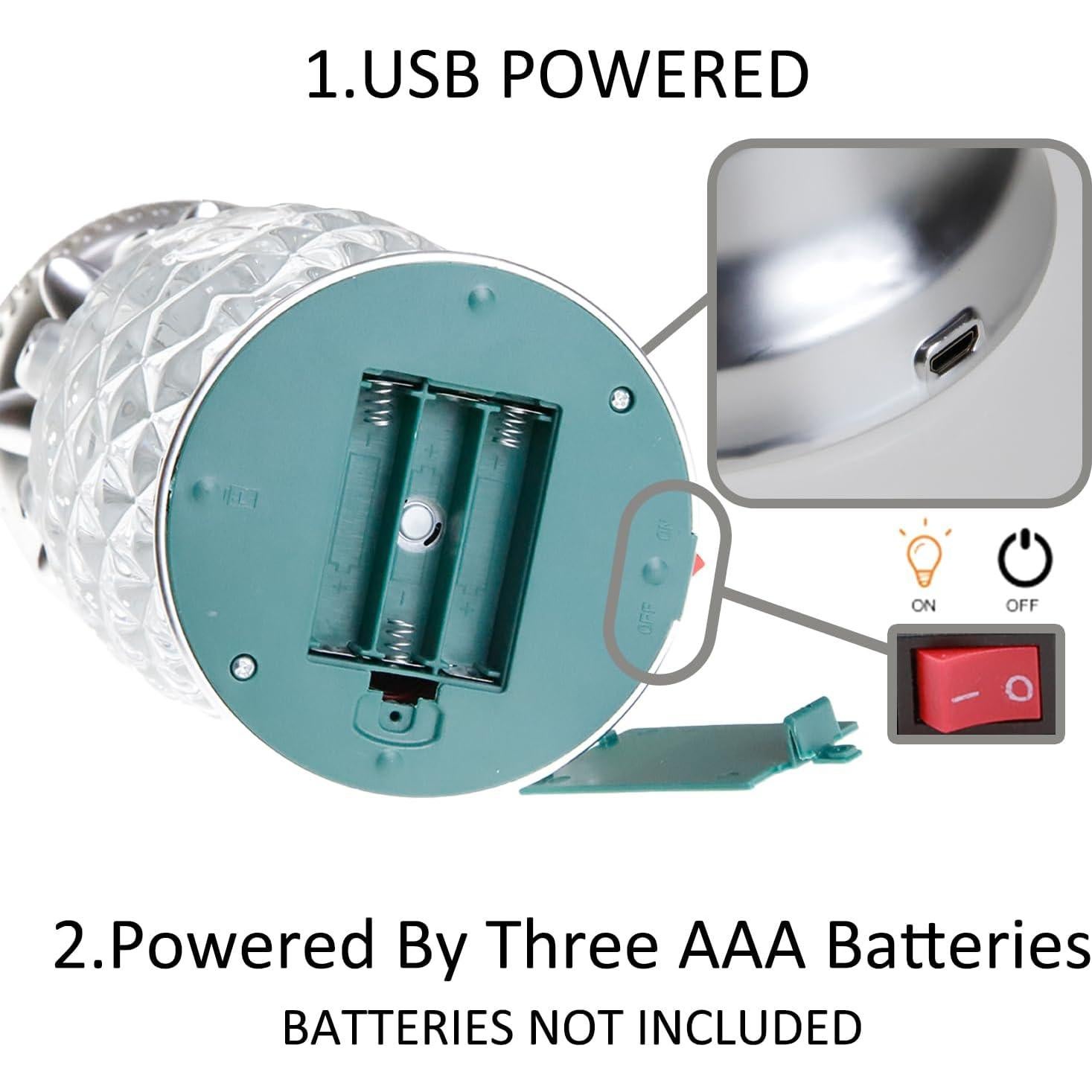 Lámpara de Lava LED YAKii Piña 24.13 cm Cambiante Color (Paquete de 2)