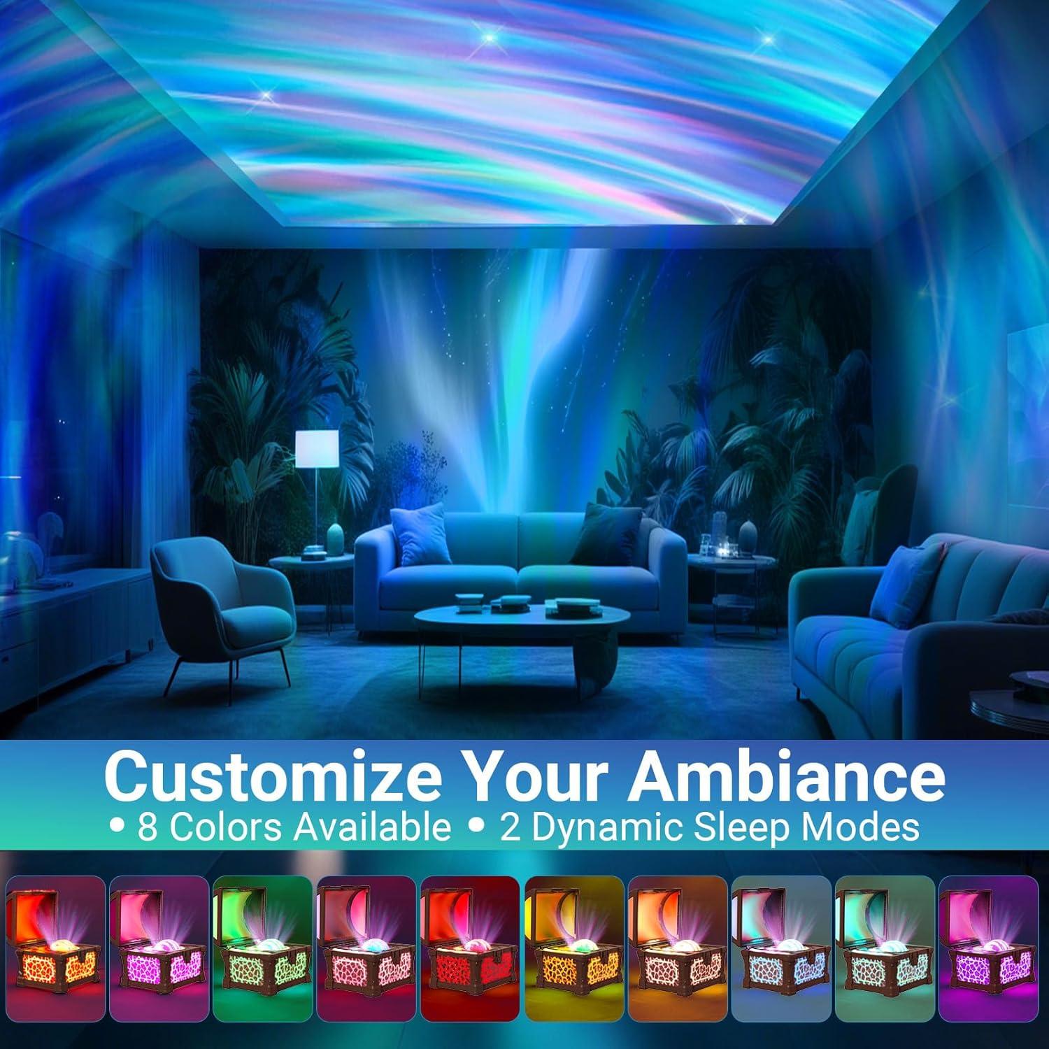 Luz Nocturna Proyector de Galaxia PearlyCats 12.7cm 8 Colores