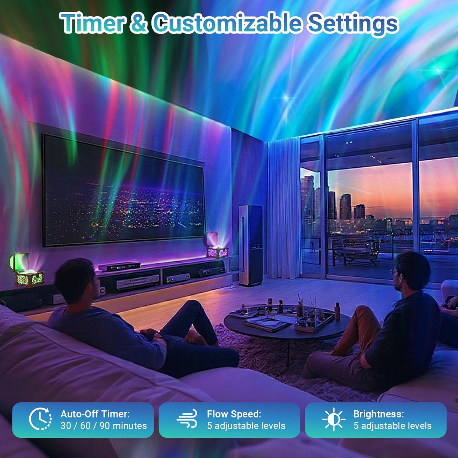 Luz Nocturna Proyector de Galaxia PearlyCats 12.7cm 8 Colores