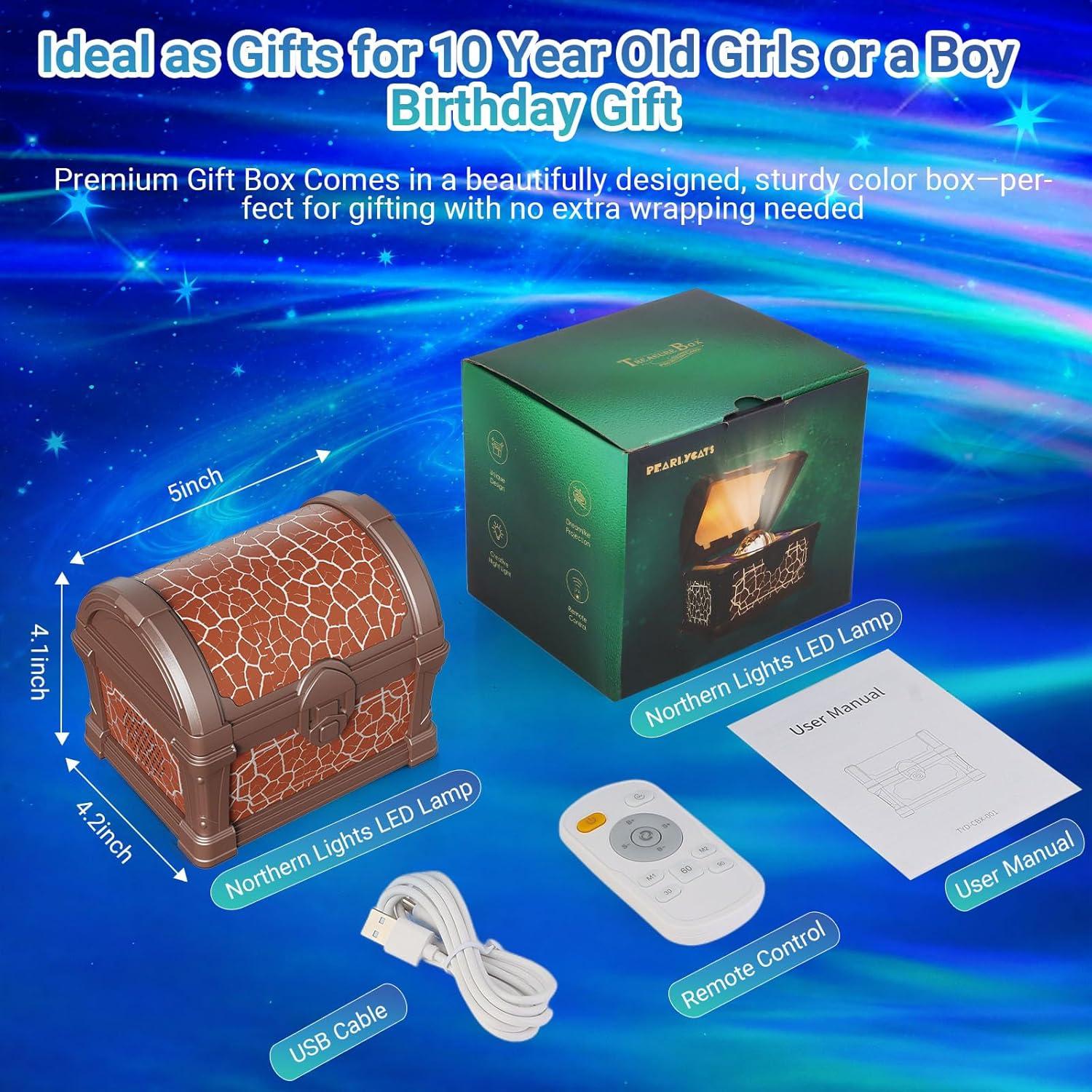 Luz Nocturna Proyector de Galaxia PearlyCats 12.7cm 8 Colores