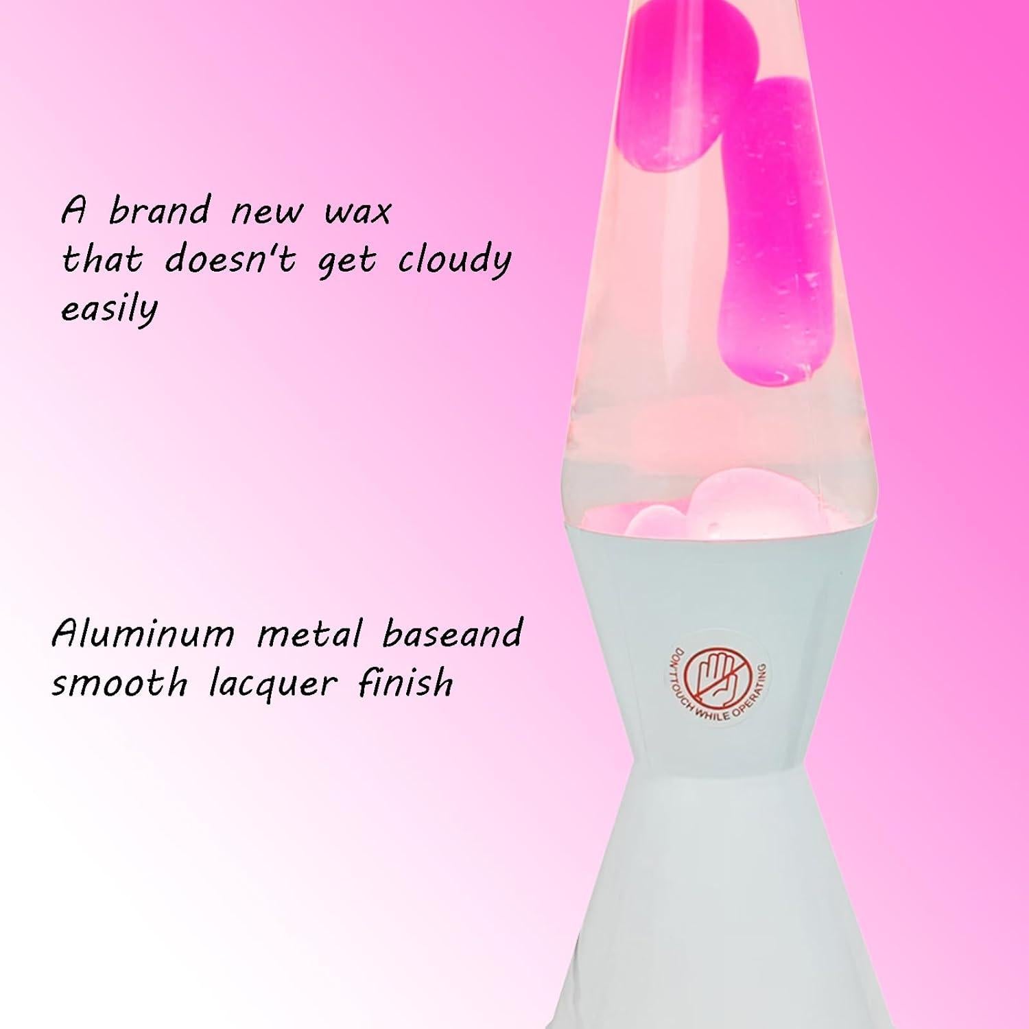 Lámpara de Movimiento Líquido Zhrisezlava 40 cm Cera Rosa