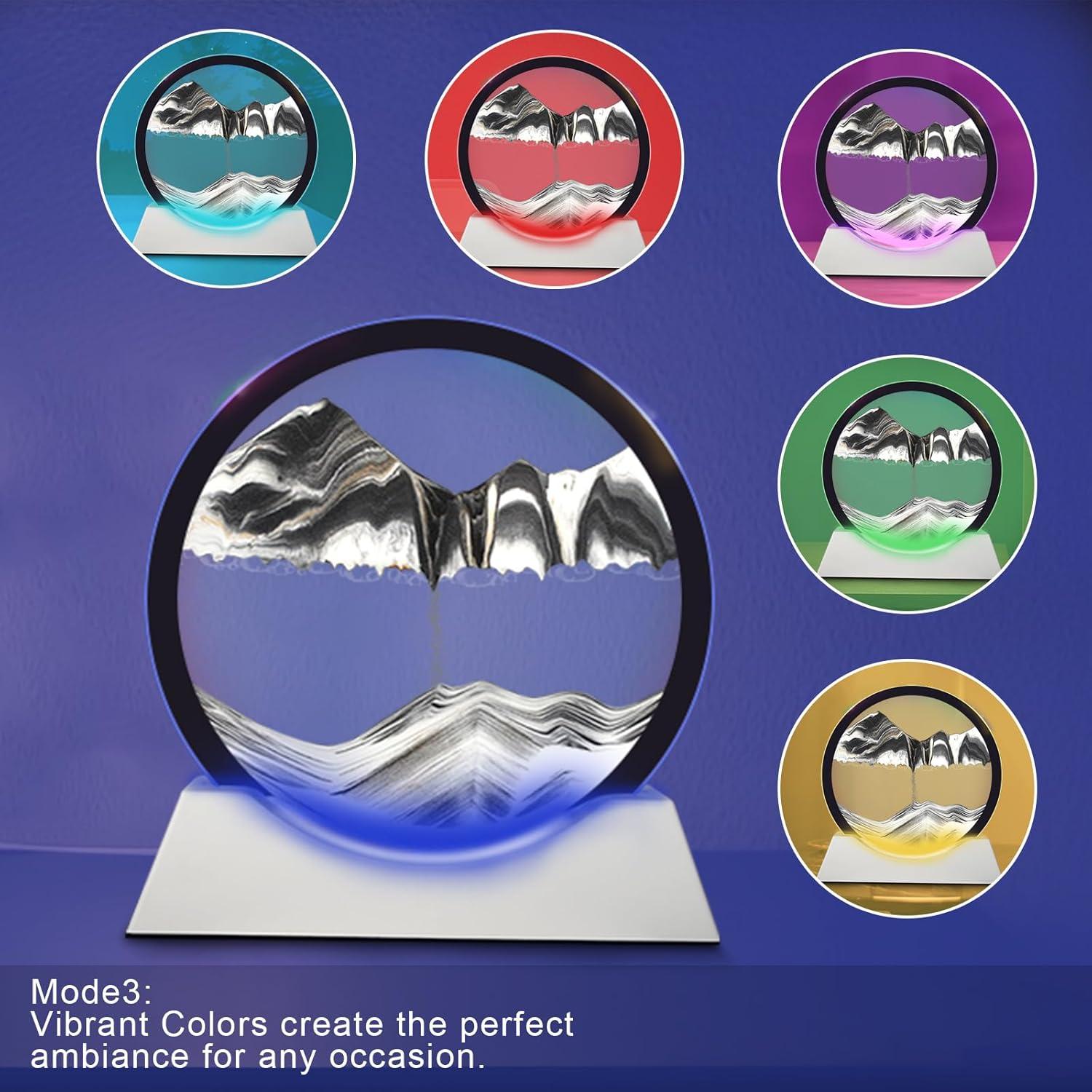 Lámpara de Arte de Arena en Movimiento Mtadmai 30cm Bluetooth