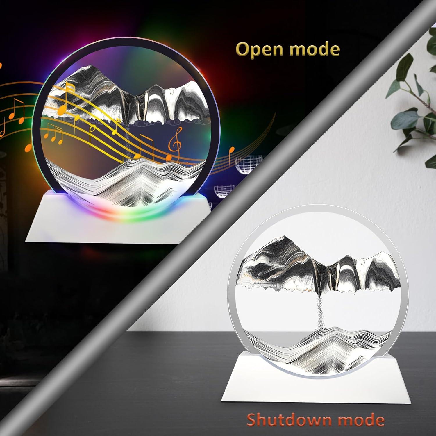 Lámpara de Arte de Arena en Movimiento Mtadmai 30cm Bluetooth