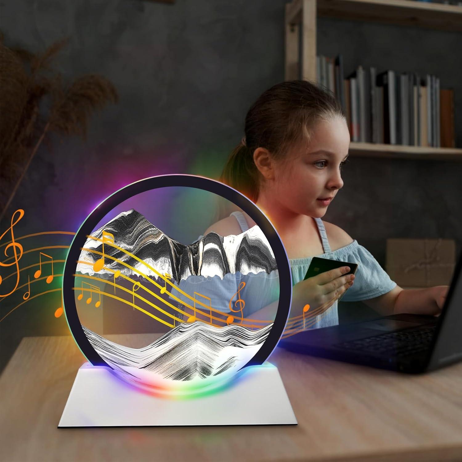 Lámpara de Arte de Arena en Movimiento Mtadmai 30cm Bluetooth