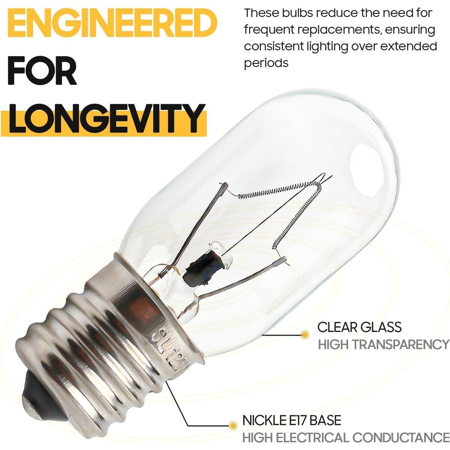 Bombillas de Microondas SATONA 8206232A 125V 40W Paquete de 8