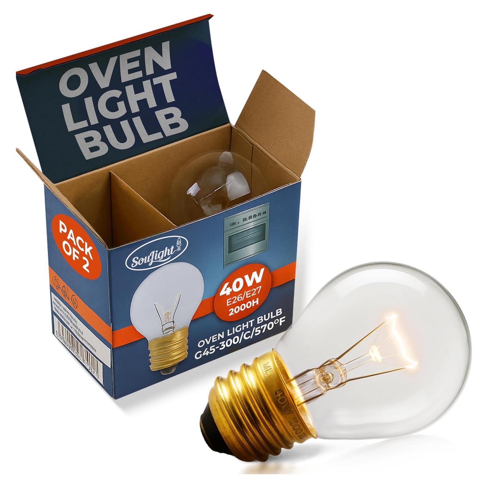 Bombillas Incandescentes SouLight G45 40W E27 Paquete de 2