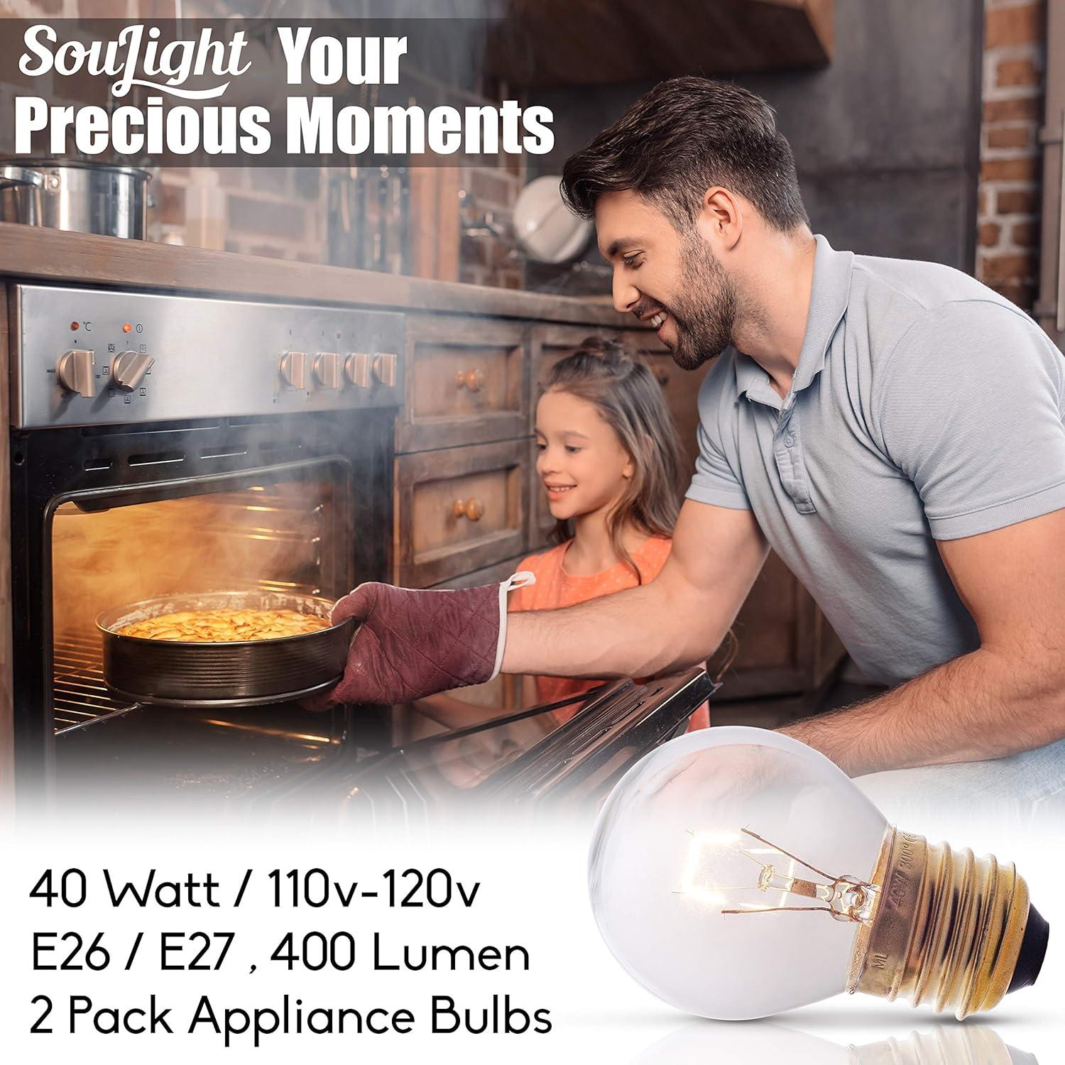 Bombillas Incandescentes SouLight G45 40W E27 Paquete de 2