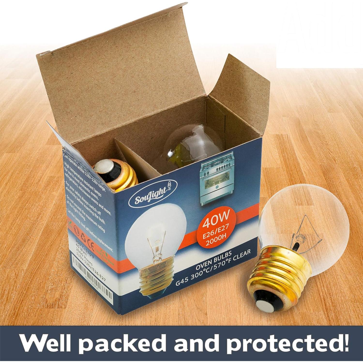 Bombillas Incandescentes SouLight G45 40W E27 Paquete de 2