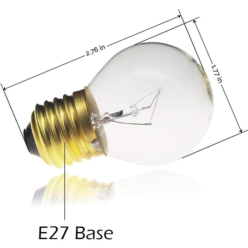 Bombilla de Horno Jslinter 40W E26/E27 Paquete de 4 - 415 Lúmenes