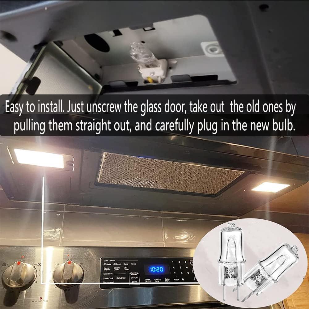 Bombilla Halógena G8 50W Snnalosses - Paquete de 4 para Microondas