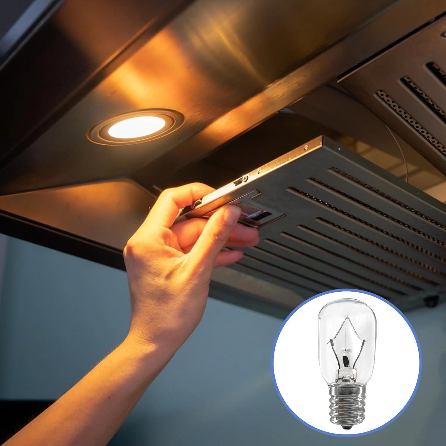 Bombillas de Microondas Whirlpool 8206232A 40W E17 Paquete de 4