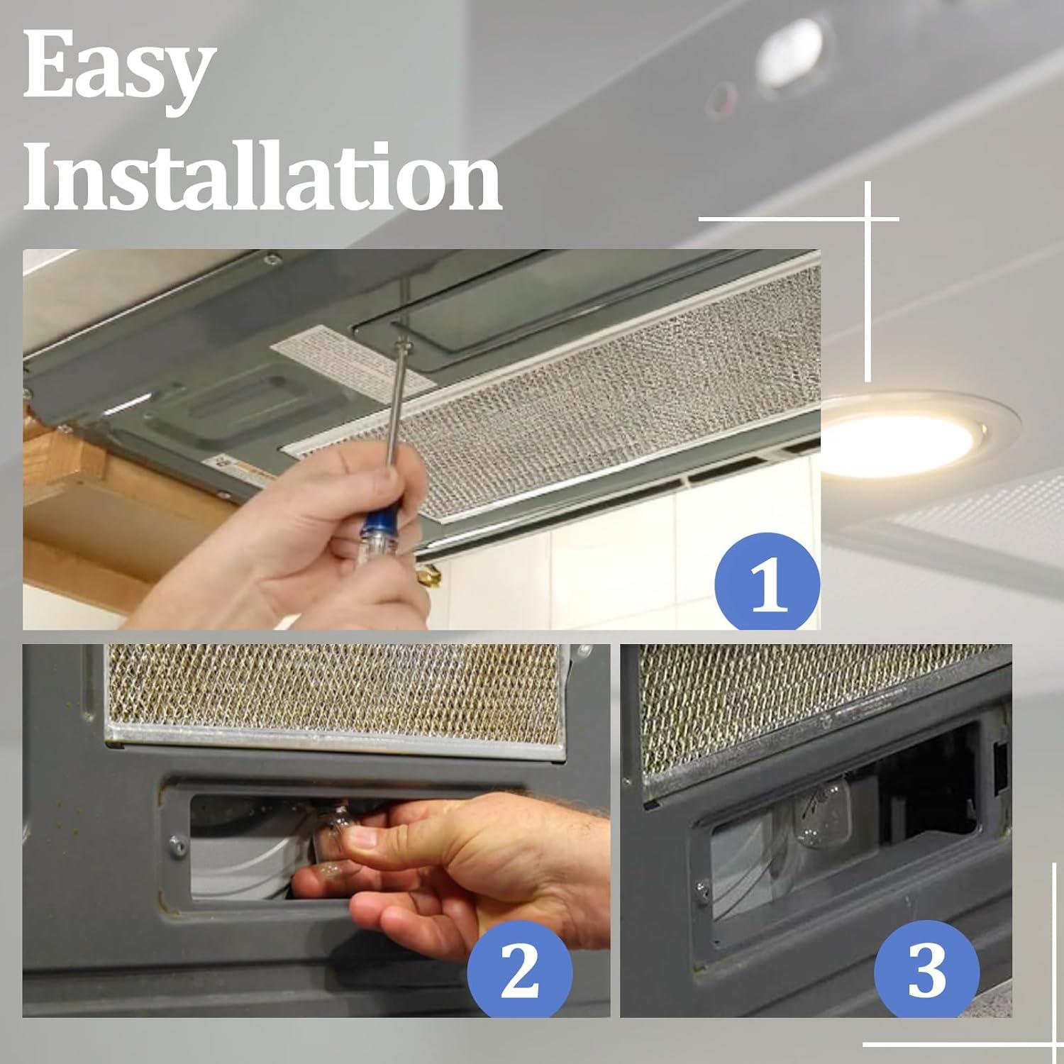 Bombillas de Microondas Whirlpool 8206232A 40W E17 Paquete de 4