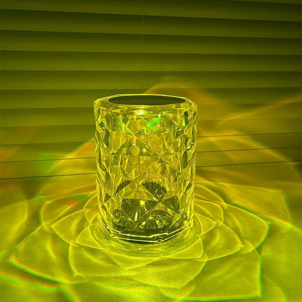 Lámpara de Mesa de Cristal Leroxo MGSJD Recargable 16 Colores